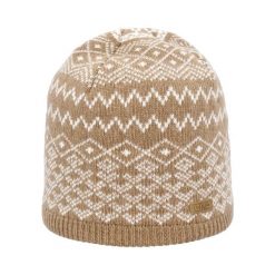 Czapka damska turystyczna CMP 5505687. Brązowe czapki zimowe CMP, bez wzorów, z polaru, klasyczne. Za 145.50 zł.