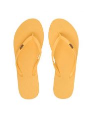 Roxy Japonki ARJL100663-PBA Żółty. Żółte japonki Roxy, bez wzorów, z materiału. Za 69.99 zł.