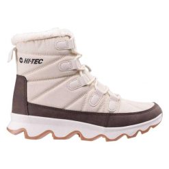Buty Zimowe Damskie Szanti. Brązowe buty trekkingowe Hi-tec, na zimę, z futra, bez zapięcia. Za 368.98 zł.