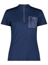 CMP Koszulka kolarska w kolorze granatowym rozmiar: 40. Niebieskie t-shirty sportowe CMP, bez wzorów, z materiału, bez ramiączek, rowerowe. Za 101.95 zł.