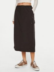 Vans Spódnica midi Riley VN000HQB Czarny Regular Fit. Czarne spódnice Vans, s, bez wzorów, z syntetyku, midi. Za 149.99 zł.
