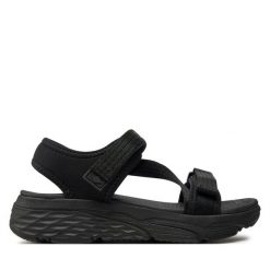 Sandały Lee Cooper. Czarne sandały Lee Cooper, bez wzorów, bez obcasa, na koturnie, bez zapięcia. Za 119.99 zł.