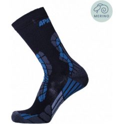 Skarpety turystyczne Outdoor - Castor - Skarpety sportowe. Niebieskie skarpetki APASOX, bez wzorów. Za 86.95 zł.