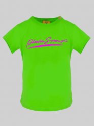 Plein Sport Koszulka w kolorze zielonym rozmiar: L. Zielone t-shirty sportowe Plein Sport, l, bez wzorów, bez ramiączek. Za 172.08 zł.