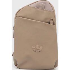 Adidas Originals nerka kolor brązowy. Brązowe nerki i saszetki adidas Originals, bez wzorów, z materiału, bez dodatków. Za 139.99 zł.