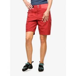 Spodenki wspinaczkowe damskie Haglofs ROC Spitz Shorts. Czerwone szorty Haglöfs, bez wzorów. Za 298.99 zł.