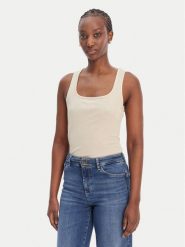 Liu Jo Sport Top TA6173 J3845 Écru Regular Fit. Topy sportowe Liu Jo Sport, m, bez wzorów, z wiskozy. Za 209.99 zł.