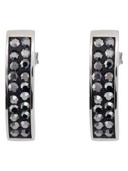 COEUR DE LION Kolczyki-wkrętki z kryształami rozmiar: onesize. Czarne kolczyki COEUR DE LION, z kryształem, ze stali. Za 158.84 zł.