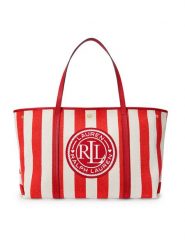 LAUREN RALPH LAUREN Torebka Emerie 431956937003 Czerwony. Czerwone shopper bag Lauren Ralph Lauren, bez wzorów, z materiału, bez dodatków. Za 869.99 zł.