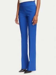 Rinascimento Spodnie materiałowe CFC0130140003 Niebieski Flare Fit. Niebieskie spodnie materiałowe Rinascimento, bez wzorów, z materiału. Za 464.99 zł.