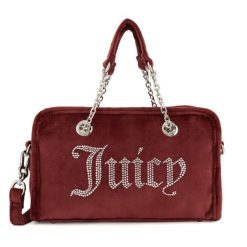 Torebka Juicy Couture. Czerwone torebki klasyczne Juicy Couture, bez wzorów, klasyczne, bez dodatków. Za 329.99 zł.