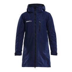 Parka dla dzieci Craft. Niebieskie płaszcze Craft, m, bez wzorów, młodzieżowe, bez kaptura. W wyprzedaży za 399.05 zł.