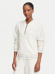 Guess Kurtka bomber W6YQ15 K4353 Kremowy Regular Fit. Białe kurtki Guess, m, z aplikacjami, z syntetyku, bez kaptura. Za 524.99 zł.