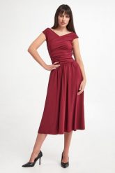 Sukienka midi Firma MAX MARA STUDIO. Sukienki Max Mara Studio, l, bez wzorów, bez kołnierzyka, bez ramiączek, midi. W wyprzedaży za 1,080.52 zł.