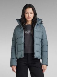 G-Star Kurtka pikowana w kolorze błękitnym rozmiar: XS. Niebieskie kurtki G-Star, s, bez wzorów, z materiału, retro, bez kaptura. Za 321.95 zł.