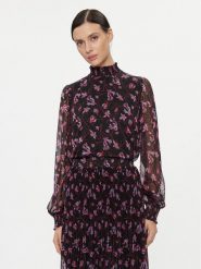 Vila Bluzka 14090055 Czarny Regular Fit. Czarne bluzki Vila, bez wzorów, z syntetyku, bez kołnierzyka, bez ramiączek. Za 79.99 zł.