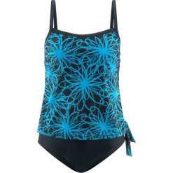 Kostium kąpielowy minimizer na fiszbinach bonprix niebieskozielony morski - czarny. Stroje jednoczęściowe marki 4f. Za 59.99 zł.