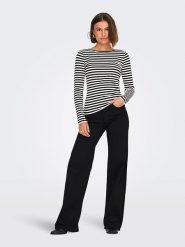 ONLY Dżinsy - Comfort fit - w kolorze czarnym rozmiar: S/L32. Czarne jeansy ONLY, l, bez wzorów, klasyczne, z podwyższonym stanem. Za 101.47 zł.