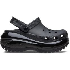 Tenisówki Crocs Model Classic Mega Crush Clog Kolor Czarny. Czarne klapki Crocs, bez wzorów, z gumy, sportowe, bez zapięcia. Za 312.00 zł.