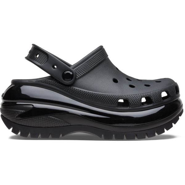 Tenisówki Crocs Model Classic Mega Crush Clog Kolor Czarny. Czarne trampki Crocs, bez wzorów, z gumy, eleganckie, bez zapięcia. Za 394.00 zł.