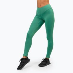 Legginsy NEBBIA Elevated. Zielone legginsy Nebbia, bez wzorów, sportowe. Za 209.99 zł.
