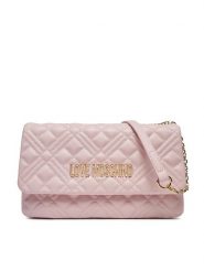 LOVE MOSCHINO Torebka JC4097PP1ILA0601 Różowy. Czerwone listonoszki Love Moschino, bez wzorów, ze skóry, bez dodatków. Za 659.99 zł.
