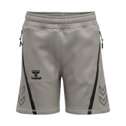 Szorty dla dzieci Hummel Cima Xk. Szare szorty Hummel, bez wzorów, sportowe. Za 208.00 zł.