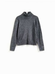 Wełniany sweter z dodatkiem kaszmiru - szary. Szare swetry Reserved, l, bez wzorów, z kaszmiru, bez ramiączek. Za 399.99 zł.