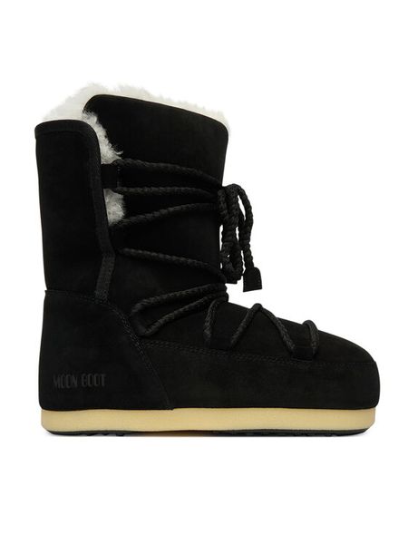 Moon Boot Śniegowce Mb Evx Boot 80D1470050 Czarny. Czarne śniegowce Moon Boot, bez wzorów, ze skóry, bez zapięcia. Za 1,129.00 zł.