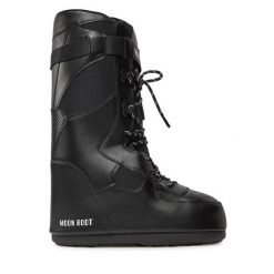 Śniegowce Moon Boot. Czarne śniegowce Moon Boot, bez wzorów, bez zapięcia. Za 1,569.00 zł.