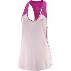 Salomon Elevate Tank Tunic W Pink Dogwo/Rose Vio M. Topy sportowe marki Salomon. W wyprzedaży za 129.00 zł.