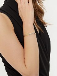 Guess Bransoletka JUBB05 069JW Złoty. Żółte bransoletki Guess, metalowe. Za 269.99 zł.