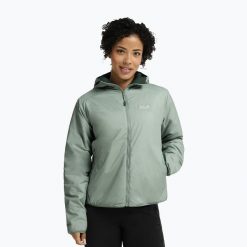 Kurtka ocieplana damska Jack Wolfskin Trail Light Ins 2IN1. Zielone kurtki Jack Wolfskin, l, bez wzorów, z materiału, bez kaptura. Za 669.99 zł.