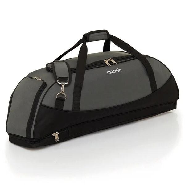 Torba Macron Tender. Czarne torby sportowe Macron, bez wzorów, duże. Za 283.50 zł.