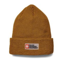 Czapka zimowa Black Diamond WAFFLE BEANIE. Żółte czapki zimowe Black Diamond, bez wzorów, sportowe. Za 89.99 zł.