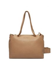 Valentino Torebka Blossom Re VBS8P201 Beżowy. Brązowe torebki klasyczne Valentino, bez wzorów, ze skóry, bez dodatków. Za 399.99 zł.