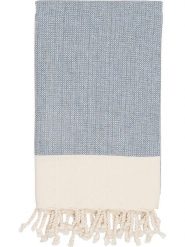 Samimi Chusta hammam w kolorze granatowo-beżowym - 180 x 100 cm rozmiar: onesize. Niebieskie chusty Samimi, bez wzorów, z bawełny. Za 60.99 zł.