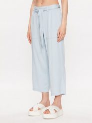 S.Oliver Spodnie materiałowe 2127845 Błękitny Regular Fit. Niebieskie spodnie materiałowe S.Oliver, bez wzorów, z materiału. Za 179.99 zł.
