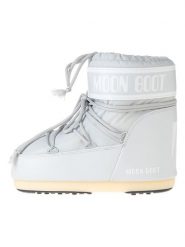 Moon Boot Botki zimowe "Icon Low" w kolorze szarym rozmiar: 39/41. Szare botki Moon Boot, bez wzorów, z materiału, bez obcasa, bez zapięcia. Za 543.90 zł.