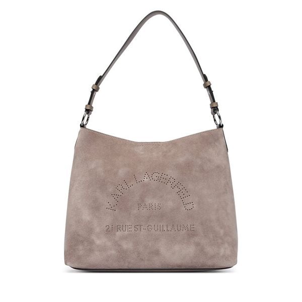 Torebka KARL LAGERFELD. Szare torebki klasyczne KARL LAGERFELD, bez wzorów, klasyczne, bez dodatków. Za 1,299.00 zł.
