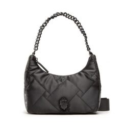 Torebka Kurt Geiger. Czarne kopertówki Kurt Geiger, bez wzorów, wizytowe, bez dodatków. Za 439.99 zł.