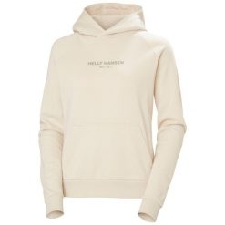 Bluza damska Helly Hansen Core. Białe bluzy bez kaptura Helly Hansen, uniwersalny, bez wzorów, z bawełny, bez kaptura. Za 342.50 zł.