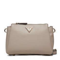 Torebka Guess. Brązowe listonoszki Guess, z aplikacjami, bez dodatków. Za 399.99 zł.