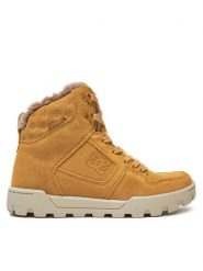 DC Botki Manteca 4 Boot ADJB100012-WE9 Brązowy. Brązowe botki DC, bez wzorów, ze skóry, bez obcasa, na płaskiej podeszwie, bez zapięcia. Za 279.99 zł.