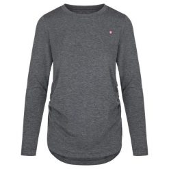 T-shirt damski Loap Baxana Czarny. Czarne t-shirty LOOP, bez wzorów, z materiału, sportowe, bez kołnierzyka, bez ramiączek. Za 100.90 zł.