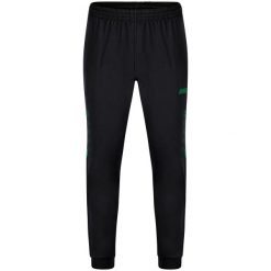 Damskie spodnie dresowe Jako polyester Challenge. Czarne spodnie dresowe JAKO, bez wzorów, z dresówki, do piłki nożnej. Za 148.50 zł.