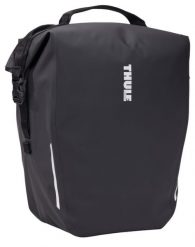 Torba rowerowa Shield Pannier Inlock, czarna. Czarne torby podróżne Thule, bez wzorów. Za 571.85 zł.
