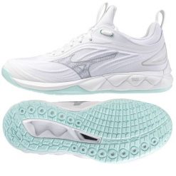 Buty do siatkówki Mizuno Wave Luminous 3 W V1GC242045 białe. Białe buty treningowe bez wzorów, bez zapięcia, do siatkówki, mizuno wave. Za 779.22 zł.