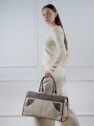 Christian Laurier Skórzana torba podróżna "Jay" w kolorze brązowym - 45 x 28 x 17 cm rozmiar: onesize. Brązowe torby podróżne Christian Laurier, bez wzorów, z materiału, przez ramię. Za 347.99 zł.