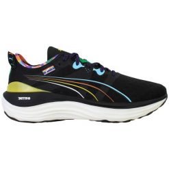 Buty do biegania damskie PUMA ForeverRun Nitro Love Marathon. Czarne buty do biegania Puma, bez wzorów, z materiału, bez zapięcia, do biegania. Za 459.99 zł.